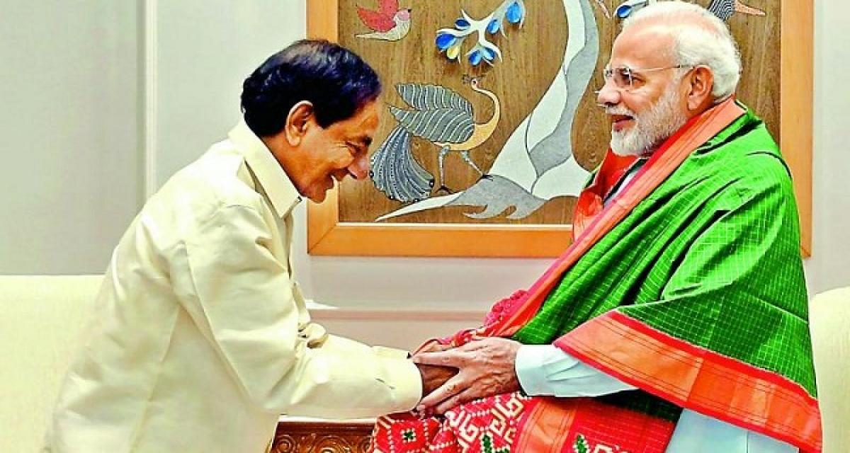 KCR meets PM Modi, discusses various issues